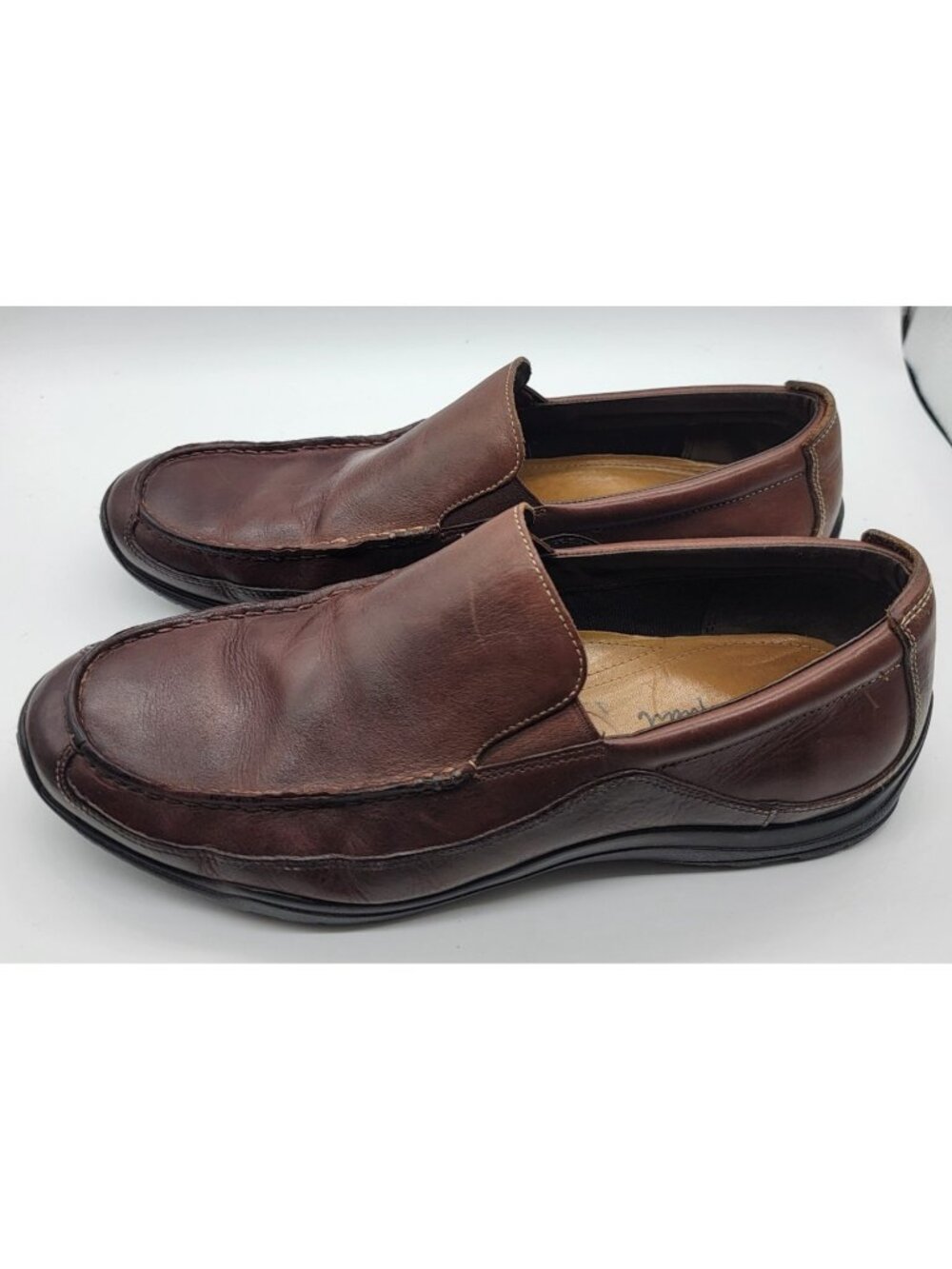 Cole Haan Brown Slip on Mens Loafer Size 11 wide - Picture 2 of 8